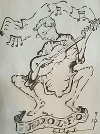 Ilustração do Professor Gabriel Lagarto de Adolfo Mendes